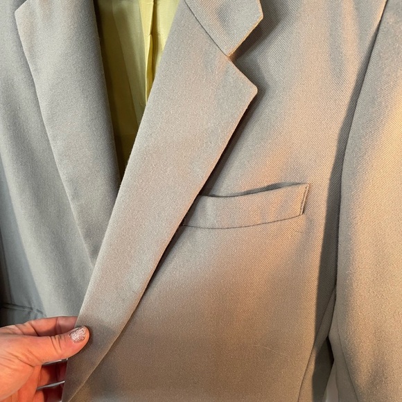 Vintage Orvis Women’s 16 Single Button Tan Blazer USA Oversized Boyfriend Career - Picture 14 of 16